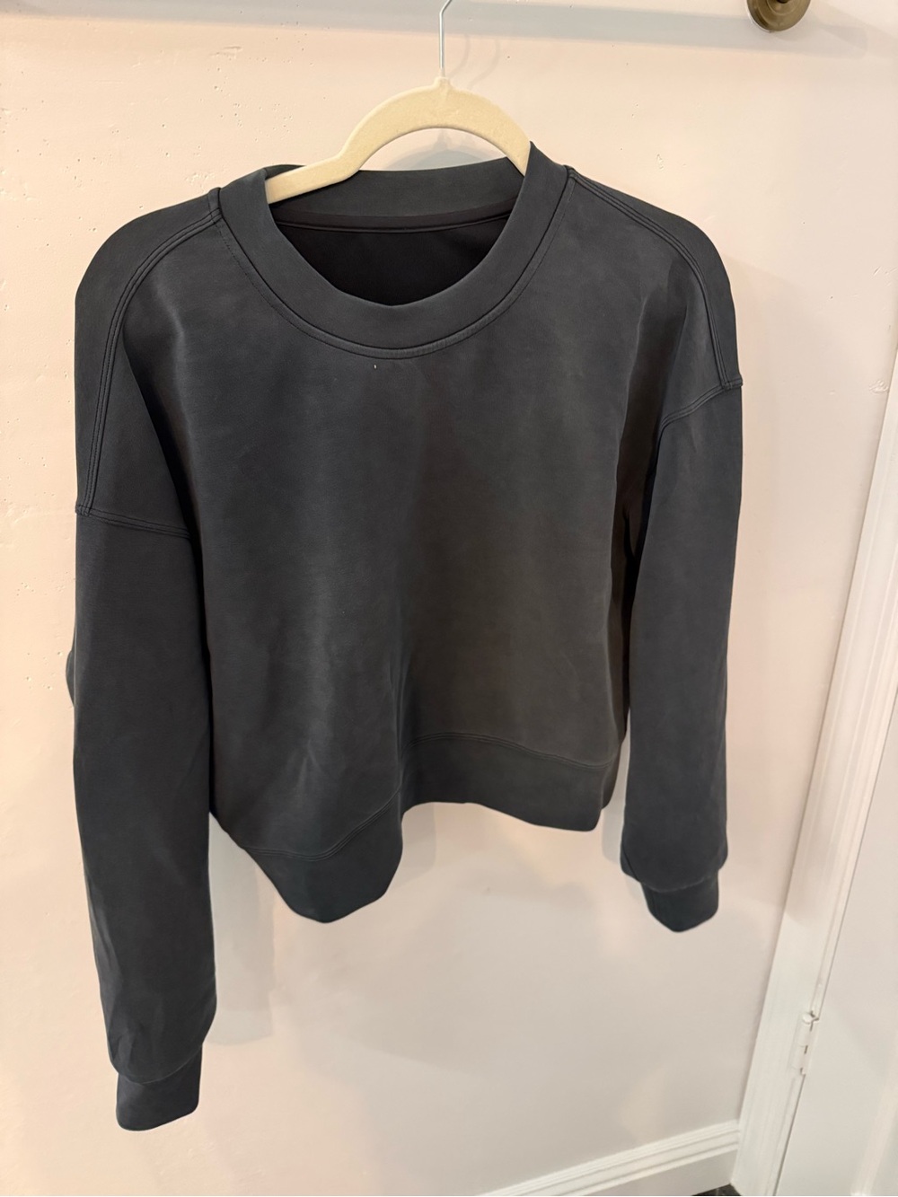 lululemon athletica Charcoal Softstreme Sweatshirt